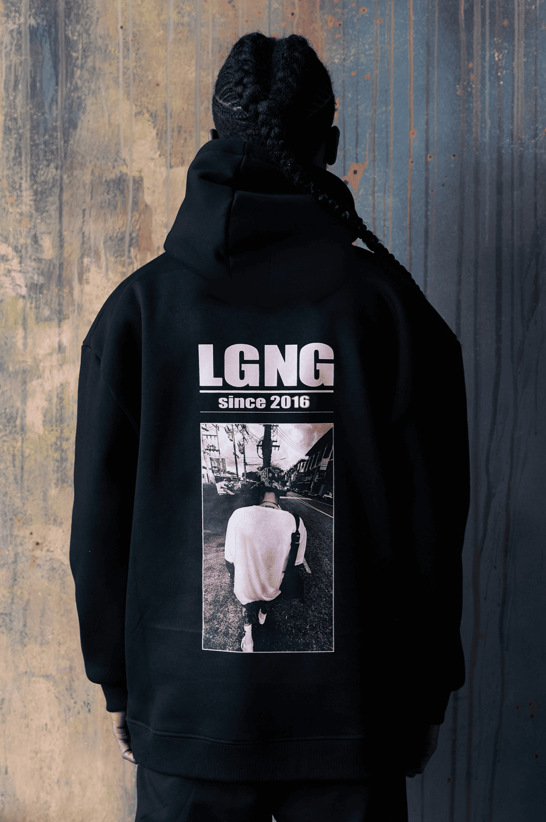 Худи LGNG, черный