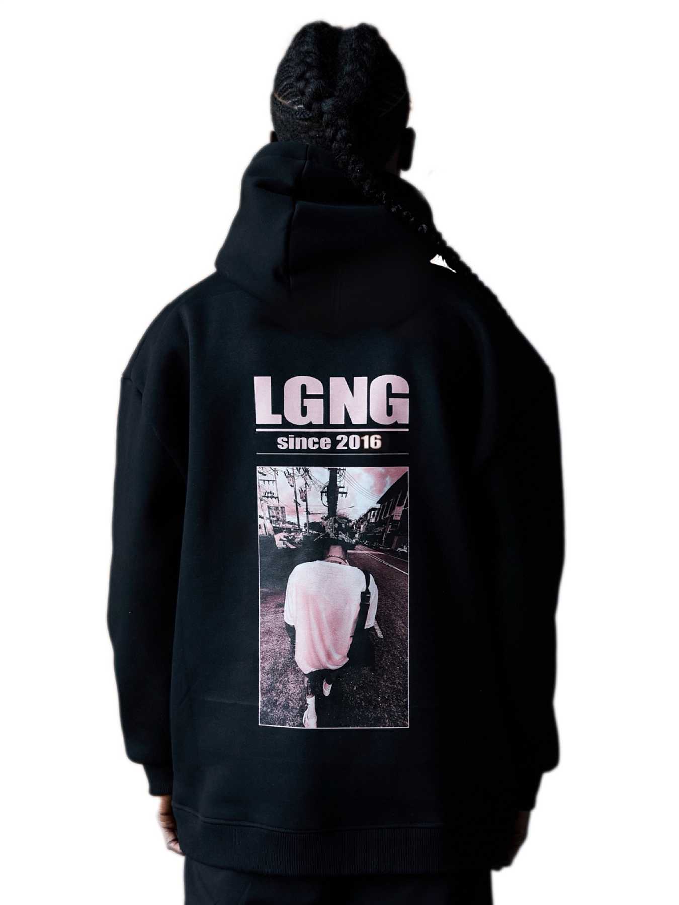 Худи LGNG, черный