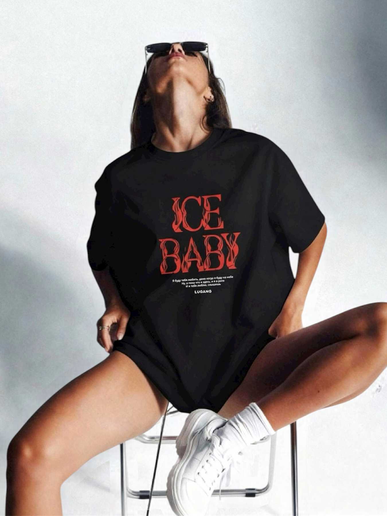 Футболка черная Ice Baby
