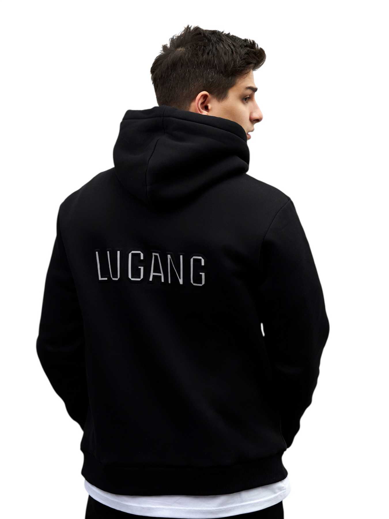 Худи рефлектив, черный