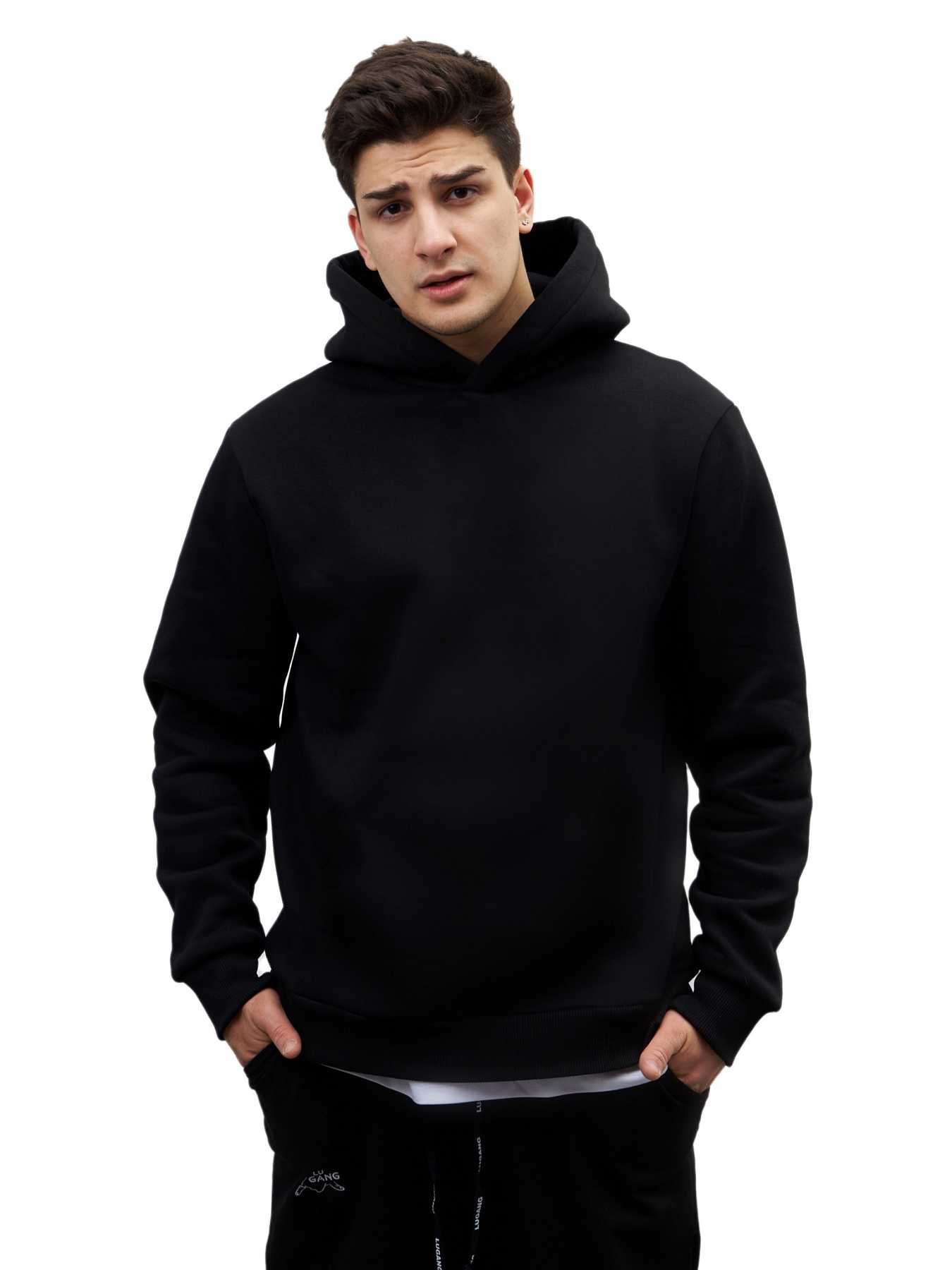 Худи рефлектив, черный